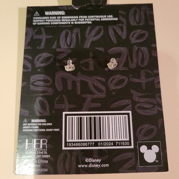 COPY - Mickey Mouse Pierced Earrings - Picture 3 of 5